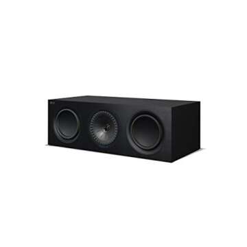 KEF Q250c Center Channel Speaker (Each, Black)