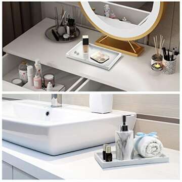 Stylish Emibele Bathroom Tray for Home Decor Organization