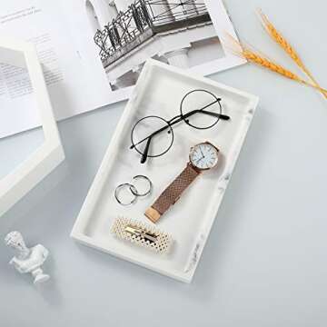 Stylish Emibele Bathroom Tray for Home Decor Organization