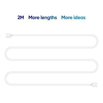 Sunity 2M RGB Extension Cable LED Strip Connector Kit