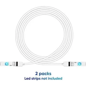 Sunity 2M RGB Extension Cable LED Strip Connector Kit