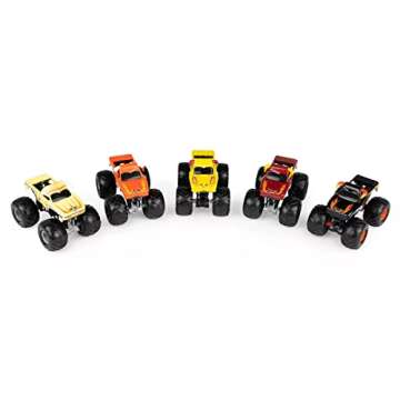 Monster Jam, Evolution Edition El Toro Loco, 5 Exclusive Die-cast Monster Trucks for Kids Ages 3 and...