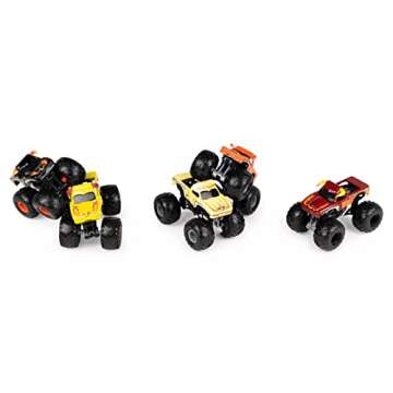 Monster Jam, Evolution Edition El Toro Loco, 5 Exclusive Die-cast Monster Trucks for Kids Ages 3 and Up