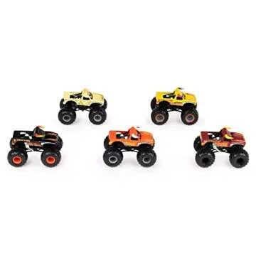 Monster Jam, Evolution Edition El Toro Loco, 5 Exclusive Die-cast Monster Trucks for Kids Ages 3 and Up