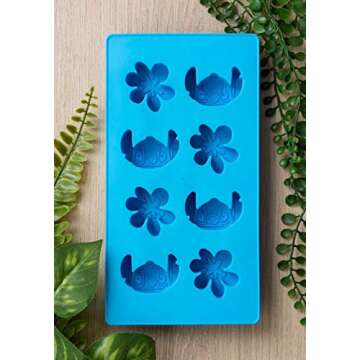 Silver Buffalo Blue Ice Cube Tray - Lilo & Stitch Inspired