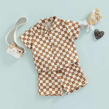 Stylish Summer Outfit Set for Toddler Boys