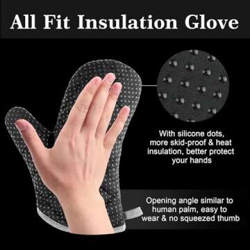 GRILLART Stainless Steel BBQ Grill Tools Set - Ideal Gift