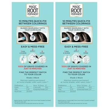 L'Oreal Paris Magic Root Hair Color 10 Minute Gray Coverage