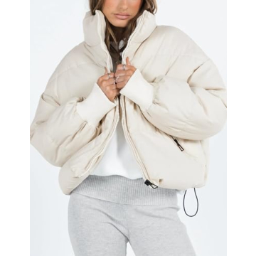 Warm UANEO Women's Oversized Puffer Jacket for Winter