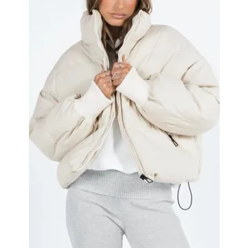 Warm UANEO Women's Oversized Puffer Jacket for Winter