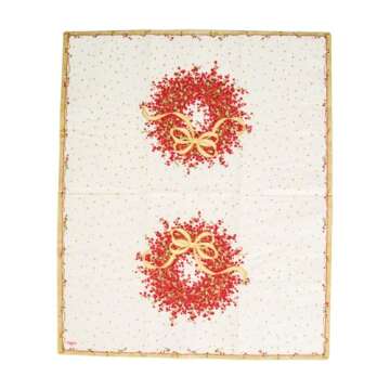 Caspari Pepper Berry Guest Towels for Effortless Entertaining