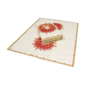 Caspari Pepper Berry Guest Towels for Effortless Entertaining