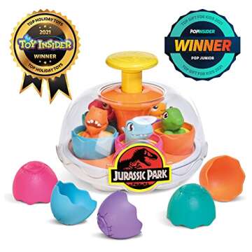 Toomies Jurassic World Spin & Hatch Dino Eggs - 12m+
