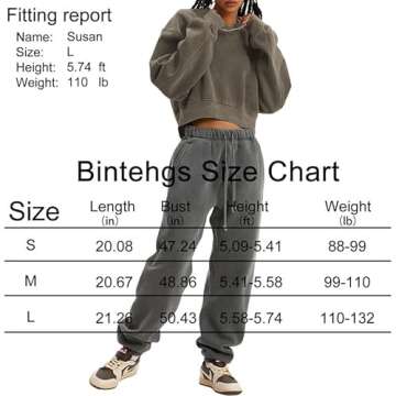 BINTEHGS Oversized Crop Sweatshirt For Women Loose Fit Vintage Plain V Neck Cropped Pulllover Acid Wash Tunic Long Sleeve Top(Coffee,M)