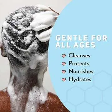 PSORIASIS HONEY Renewing Shampoo - Itchy & Dry Scalp Treatment - Psoriasis Shampoo With Argan Oil for Women & Men - Scalp Psoriasis Relief - Daily Hair Shampoo for Kids (8oz)