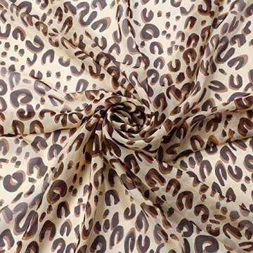 Ayliss Womens Swimwear Chiffon Printed Cover up Beach Sarong Pareo Bikini Swimsuit Wrap (#49(69"×37"))