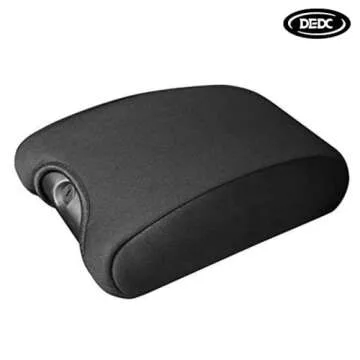 DEDC Neoprene Center Console Armrest Pad Cover for Jeep Wrangler JK Sahara Sport Rubicon X & Unlimited 2011 2012 2013 2014 2015 2016 2017 Black