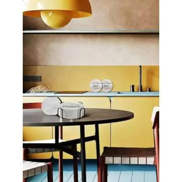 White Elephant Gifts for Adults, Funny Coasters Set of 8, Funny Gag Gifts for Adults, House Warming Gifts New Home, Marble Style Absorbent Drink Coasters with Cork Base, Home Decor, 4 inches