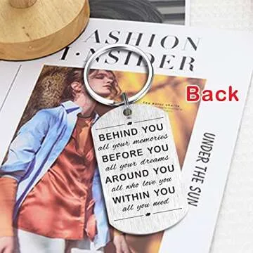 Emideary 40th Birthday Keychain - Happy 40 Years Gift