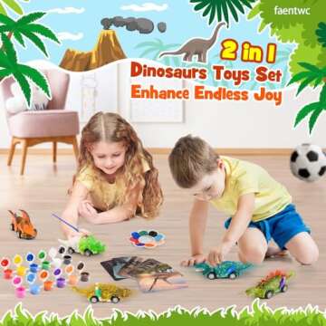 Dinosaur Painting Toys for Kids 3-12 | Fun Art & Craft Set