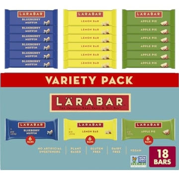 LARABAR Variety Pack with Blueberry, Lemon & Apple