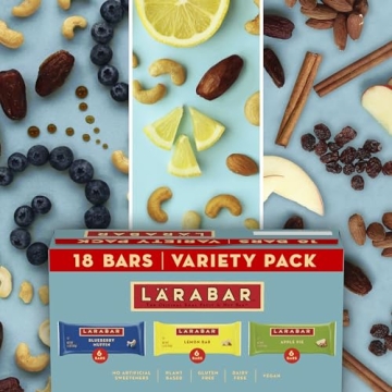 LARABAR Variety Pack with Blueberry, Lemon & Apple