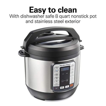 Hamilton Beach 12-in-1 Electric Pressure Cooker with Egg Function