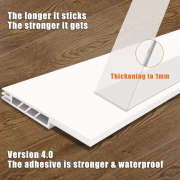 Suptikes 2 Pack Door Draft Stopper，Door Sweep for Exterior & Interior Doors,Door Bottom Seal Dust ...