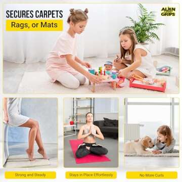 Secure Your Rugs with Bell+Howell Non-Slip Rug Tape