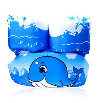 Children's Life Jacket, Suitable for Children Aged 2-8 Years Old Weighing 10-25 Kg Safe Use, Boys and Girls with Wing Swimming Vest (size1)