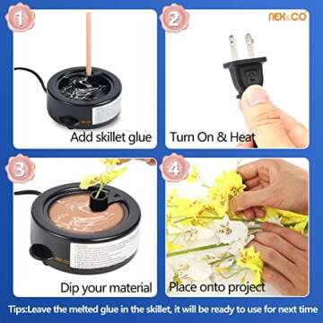 NEX&CO Glue Skillet for Effortless Crafting