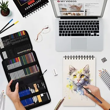 Nctoberows 76-Pack Drawing Set for Artists of All Levels
