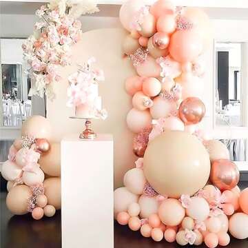 PartyWoo Pale Pink Balloons, 127 pcs Pink Balloons Different Sizes Pack of 36 Inch 18 Inch 12 Inch 10 Inch 5 Inch Pink Balloons for Balloon Garland or Balloon Arch as Party Decorations, Pink-Q01