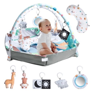 WDSMNAERW Baby Gym Play Mat Perfect for Infants and Toddlers