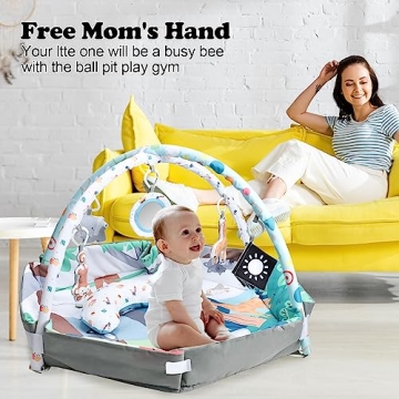 WDSMNAERW Baby Gym Play Mat Perfect for Infants and Toddlers