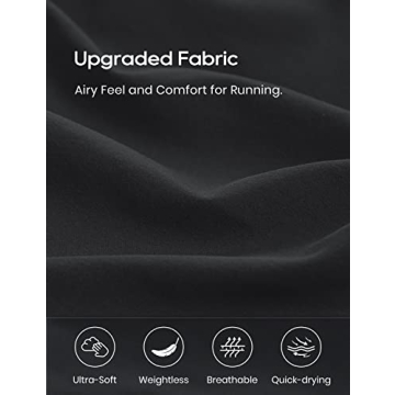 CRZ YOGA Women's Lightweight High Split Gym Shorts 4"