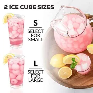 Igloo Automatic Self-Cleaning 26-Pound Ice Maker, Countertop Size, Large or Small Cubes, LED Control Panel, Scoop Included, White