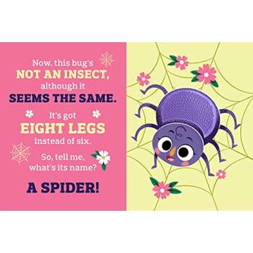 Backyard Bugs - Touch and Feel Board Book - Sensory Board Book