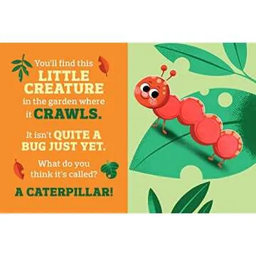 Backyard Bugs Touch and Feel Board Book for Toddlers