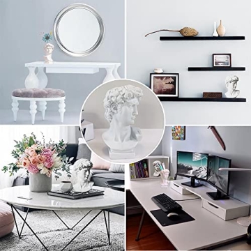 Greek Statue Bust of David Resin Sculpture for Home Decor