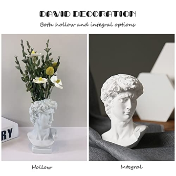 Greek Statue Bust of David Resin Sculpture for Home Decor