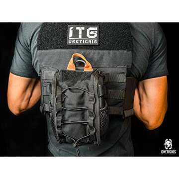 OneTigris IFAK Pouch - Large IFAK Molle Pouch Empty First Aid Bags Only Medical Trauma Kit Bag EMT P...