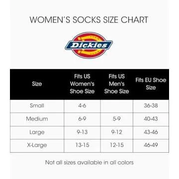 Dickies Women's Dri-tech Moisture Control Crew Socks Multipack, Black Stripe (6 Pairs), Shoe Size: 6-9