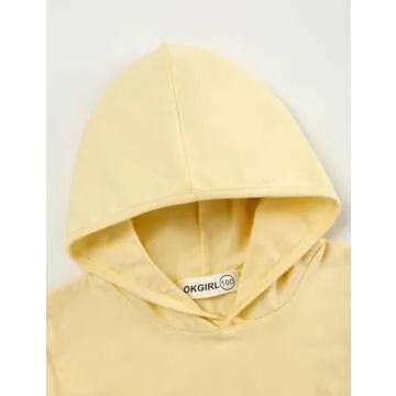 Baby Girl Clothes Long Sleeve Hoodie Sweatshirt Floral Pants with Headband Outfit Sets (Yellow&Floral, 18-24 Months)