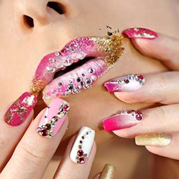 Metallic Gold Foil Paper - 400 Sheets, Rose Gold, Silver, Black for Arts, Crafts, DIY, Nails, Gilding, Decoration, Frames, Furniture