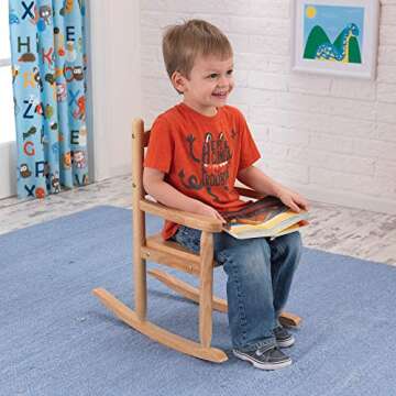 KidKraft Classic Wooden Rocking Chair - Gift for Kids