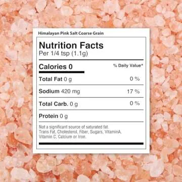 The Spice Lab Himalayan Salt - Coarse 1 Pound - Pink Himalayan Salt is Nutrient and Mineral Dense for Health - Gourmet Pure Crystal Kosher & Natural Certified