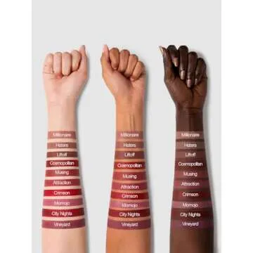 SHEGLAM Matte Allure Liquid Lipstick Long Lasting High Pigment Lipstick Nourishing Sunflower Oil Reduce Lip Care-Naked Brunch