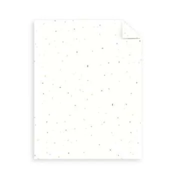 Astrobrights Mega Collection, Colored Cardstock, Bright Confetti White, 320 Sheets, 65 lb/176 gsm, 8.5" x 11" - MORE SHEETS! (91683)