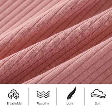 Jimonda Baby Bodysuit - Unisex Organic Cotton Clothing Pack (Pink&Orange, 6-9 Months)